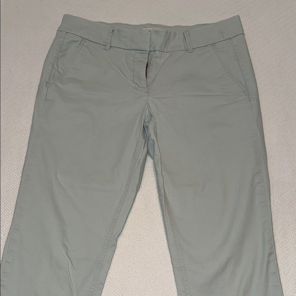 LOFT Women's Straight Leg Pants - light blue grey